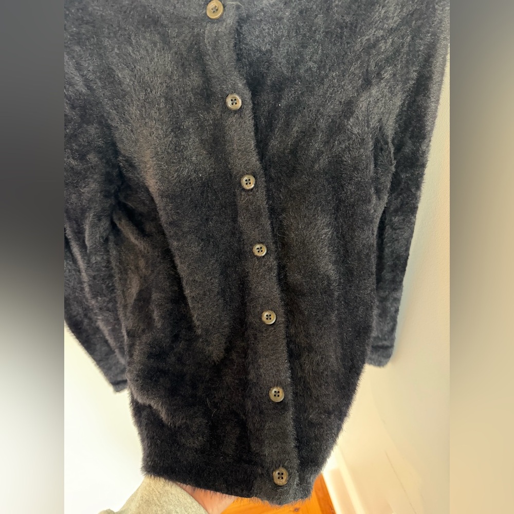 Madewell Hewitt Cardigan Sweater True Black Medium - Picture 6 of 11